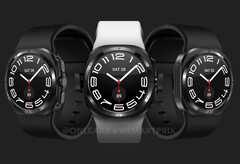 Há rumores de que o Galaxy Watch Ultra seja um dos quatro lançamentos do Galaxy Watch este ano. (Fonte da imagem: @OnLeaks)