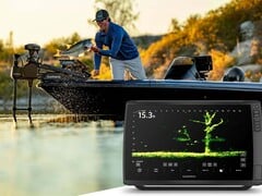 O novo localizador de peixes da Garmin traz tecnologia avançada de sonar para a água
