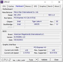 MSI GE76 Raider 11UH BIOS versão