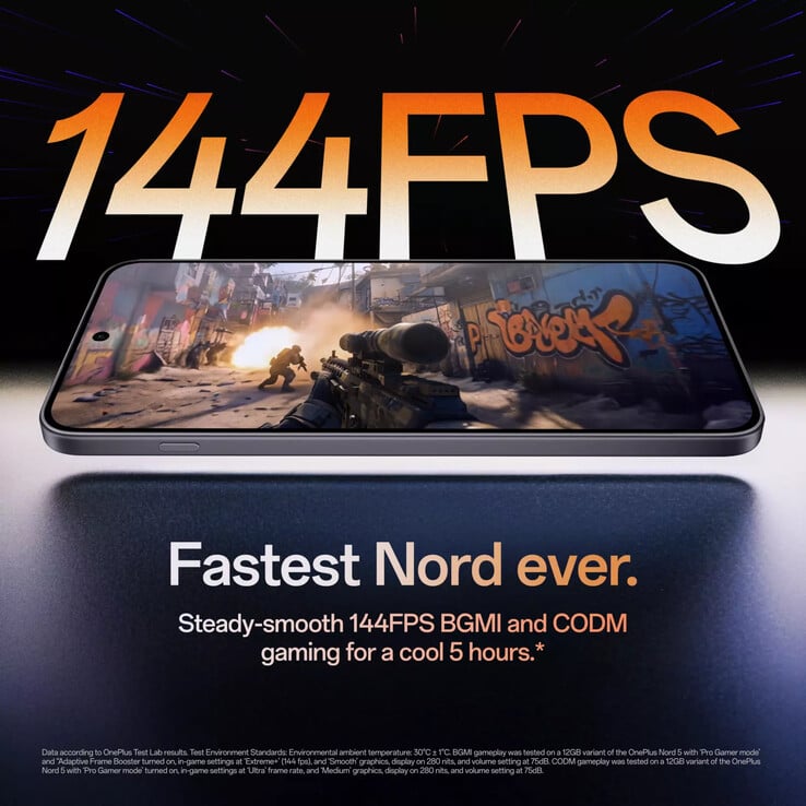A OnePlus apresenta o "Nord mais rápido de todos os tempos". (Fonte: OnePlus)