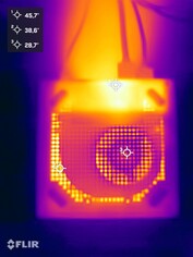 Peladn HO5 durante o teste de estresse (parte inferior)
