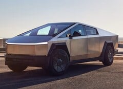 Um Cybertruck da Tesla. A Tesla está oferecendo um ano de Full Scale Driving (FSD) gratuito para os proprietários (Fonte da imagem: Greg Pajo Car and Driver)