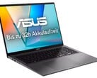 O Vivobook S16 já está disponível para compra na Europa (Fonte da imagem: Asus)