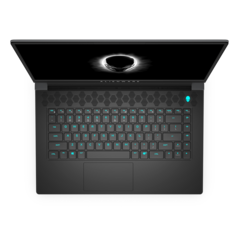 Alienware m15 R6 - Vista superior. (Fonte da imagem: Dell)