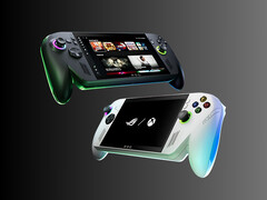 O Asus ROG Xbox Ally e o Xbox Ally X (na foto). (Fonte da imagem: Asustek Computer - Editado)