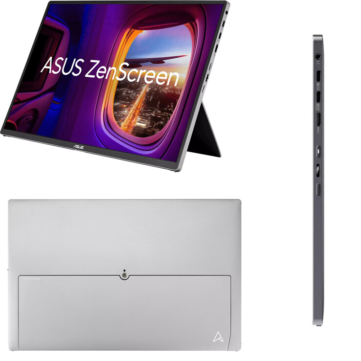 Design da Asus OLED ZenScreen MQ16FC