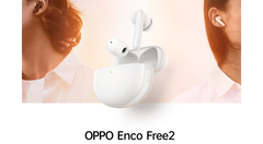 Os novos brotos Enco Free2. (Fonte: OPPO)