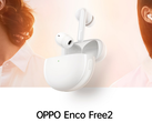 Os novos brotos Enco Free2. (Fonte: OPPO)