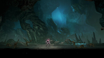 Uma imagem mostrando um ambiente no Grime.