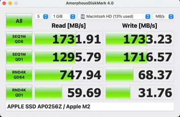 MacBook Air com Apple M2 e SSD de 256 GB