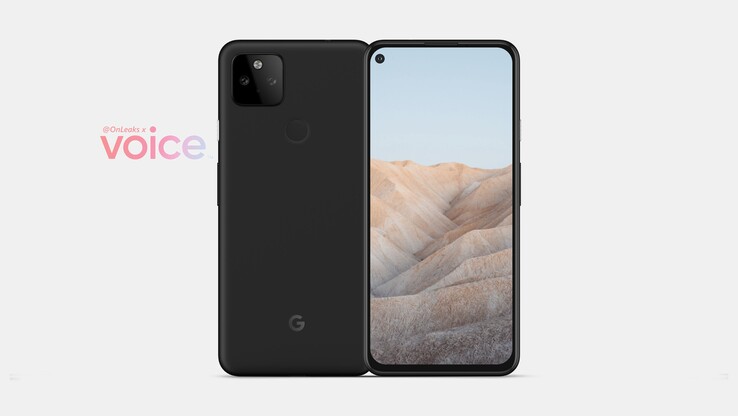 Google Pixel 5a (imagem via @OnLeaks)