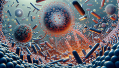 Pesquisadores da Universidade Monash, na Austrália, conseguiram um grande avanço na luta contra germes multirresistentes - com a ajuda da inteligência artificial. (Fonte da imagem: DallE3)