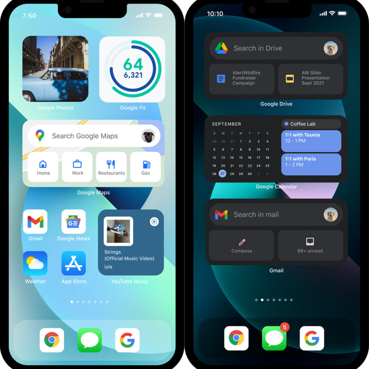 O Google mostra como o iPhone pode ser transformado em um telefone Pixel virtual. (Imagem: Google)