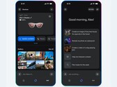 Interface do aplicativo Meta AI mostrando óculos inteligentes Ray-Ban conectados em "Devices" (Dispositivos) e prompts criativos de IA, como geração de imagens, vídeos e interpretação de sonhos. (Fonte da imagem: Meta)