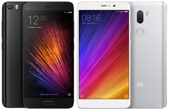 Os Xiaomi Mi 5 e Mi 5s Plus oferecem suporte 4G dual-SIM. (Fonte da imagem: Xiaomi - editado)