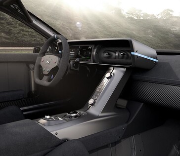 Os interiores mantêm a estética orientada para o desempenho da carroceria (Fonte da imagem: Hyundai)