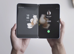 A Microsoft conseguiu otimizar ainda mais o Snapdragon 855 SoC e obter um pouco mais de desempenho para o Surface Duo. (Fonte de imagem: Microsoft)