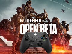 O banner do teste de jogo do Battlefield 6 é mostrado com o controle (Fonte da imagem: Electronic Arts, Microsoft Xbox Gaming com edições)