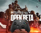 O banner do teste de jogo do Battlefield 6 é mostrado com o controle (Fonte da imagem: Electronic Arts, Microsoft Xbox Gaming com edições)