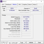 CPU-Z: Memória