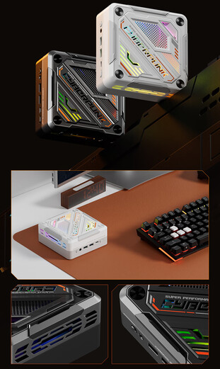 Design do mini PC (Fonte da imagem: AOOSTAR)