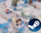 Todo o projeto do Dogwalk - recursos, animações e código - foi feito com o Blender e o popular Godot Game Engine, que é de código aberto. Na foto, uma captura de tela borrada do jogo com o logotipo da Steam sobreposto (Fonte da imagem: Steam - Editado)