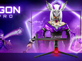 A AGON PRO AG274QS vem com a habitual iluminação RGB da AOC. (Fonte de imagem: AOC)
