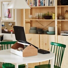 Caixa de ferramentas e suporte para jogos YXSTABY da Ikea