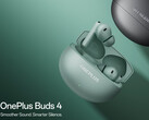 O Buds 4 (foto) custa US$ 99,99 com o código promocional de introdução (Fonte da imagem: OnePlus - editado)