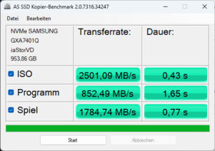 Referência de cópia AS SSD