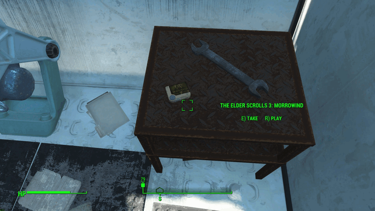 Holotape de The Elder Scrolls Morrowind em Fallout 4