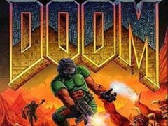 A Limited Run Games está relançando Doom em uma caixa que pode jogar o jogo. (Fonte da imagem: tela de título de Doom)