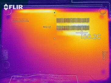 Lado inferior de geração de calor (carga)