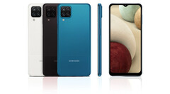 O Galaxy A12. (Fonte: Samsung)