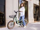A bicicleta elétrica Segway Muxi pode suportar até 416 lbs (189,6 kg) de carga útil máxima 