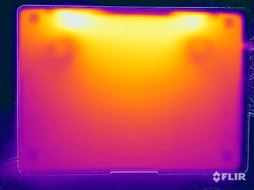 Teste de estresse de temperatura da superfície (parte inferior)