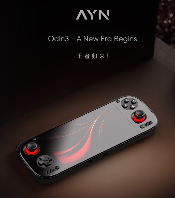 O AYN Odin 3 empresta a maior parte de seu design do Odin 2 Portal. (Fonte da imagem: AYN)