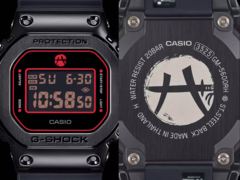 O relógio da colaboração Casio G-Shock x Rui Hachimura (na foto) já pode ser comprado no Canadá. (Fonte da imagem: Casio)