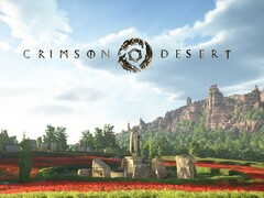 O banner do Crimson Desert é exibido