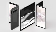 Estas imagens de alta qualidade ilustram o design do altamente esperado Google Pixel Fold (Imagem: Front Page Tech)