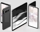 Estas imagens de alta qualidade ilustram o design do altamente esperado Google Pixel Fold (Imagem: Front Page Tech)