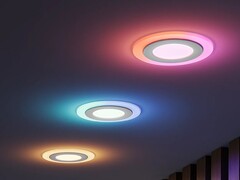 As Govee Smart Recessed Lights Pro com luz noturna (na foto) já estão disponíveis. (Fonte da imagem: Govee)