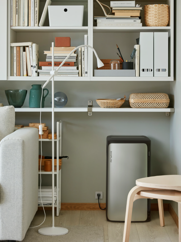 Algumas das usinas elétricas de varanda da IKEA vêm com uma bateria EcoFlow (foto). (Fonte da imagem: IKEA)