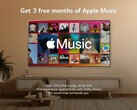 As TVs da LG têm uma versão de avaliação gratuita do Apple Music. (Fonte: LG)