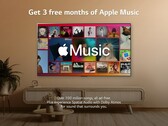 As TVs da LG têm uma versão de avaliação gratuita do Apple Music. (Fonte: LG)