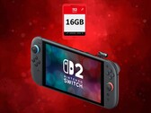 Nintendo Switch 2 mostrado com cartão Game-Key de 16 GB (Fonte da imagem: Nintendo of America com edições)