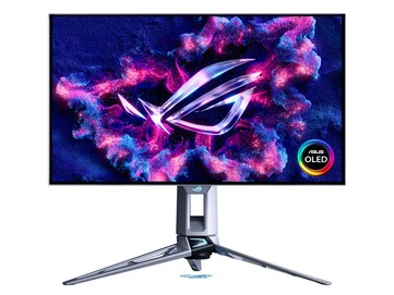 O Asus ROG Swift OLED PG27AQWP-W. (Fonte da imagem: Asus)