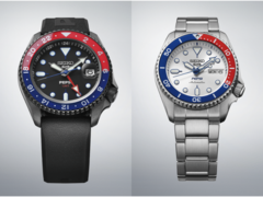 À esquerda (foto), temos o Seiko SRPL99, enquanto à direita, temos o Seiko SSK047. (Fonte da imagem: Seiko)