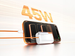 O Flow 3 pode alimentar três dispositivos ao mesmo tempo. Na foto: uma imagem promocional mostrando o carregamento rápido de 45 W do banco de potência. (Fonte da imagem: Sharge)