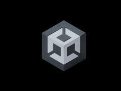 O logotipo da Unity em um fundo preto (fonte da imagem: Unity)